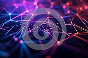 Neon AI Cloud Architecture Visualization