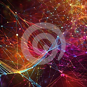 Luminous Neural Web - Dynamic AI Artistry