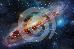 A Breathtaking Celestial Tapestry of Cosmic Wonders photo