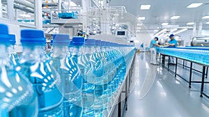 AI-Generated Bottled Water Factory