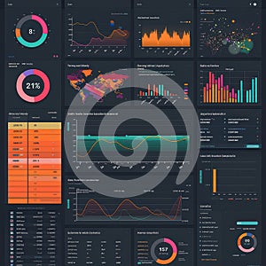 Advanced Data Visualization Dashboard for Business Analysis Insights