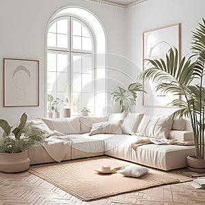 Serene Minimalist Living Space