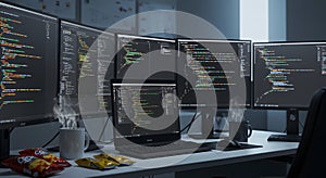 AI-Generated Coder's Workstation