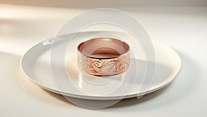 Rose Gold Openwork Cuff: Elegance and Simplicity