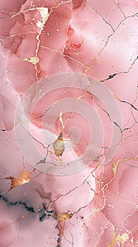 Light Pink Marble Seamless Pattern