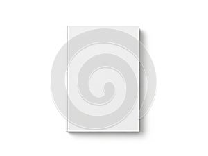 A pristine white rectangular object standing upright against a plain background