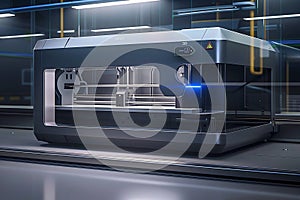 Advanced Industrial 3D Printing Machine in Modern Facility
