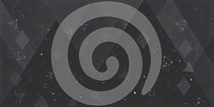Abstract Geometric Pattern in Dark Gray and Light Gray