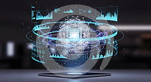 Holographic Data Visualization: A Futuristic Interface for Complex Information