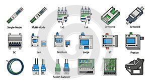 Fiber optic connectors and components