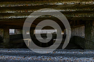 An image showing the field of fire from a pillbox at Rye Harbour