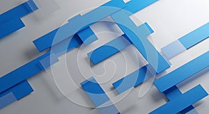abstract blue bars on a gray grid background