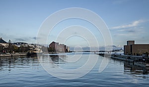 Copenhagen - blue skies and seas.