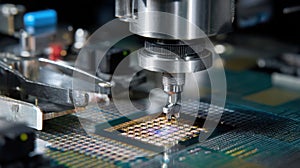 microchip production precision machine