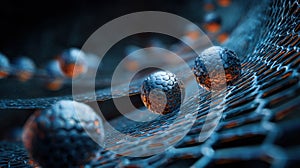 metallic spheres cellular network