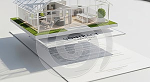 house contract: architectural model over agreement