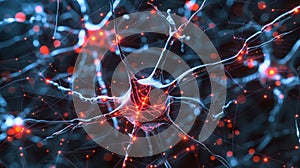 The image shows a neural network, which is a type of machine learning algorithm that is inspired by the human brain