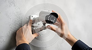 installing a modern security camera system at home