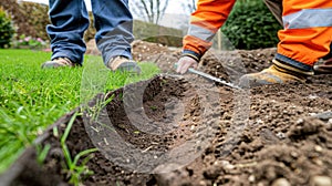 Laying Sod: Garden Installation