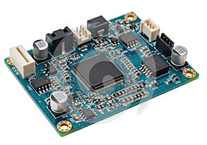 Compact embedded development board with multiple connectivity interfaces and components
