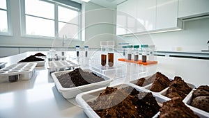 Soil Testing in a Laboratory