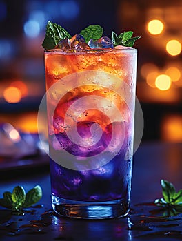 Vibrant Gradient Cocktail