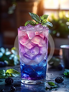 Vibrant Gradient Cocktail