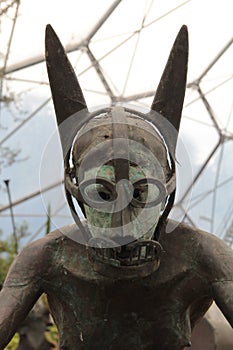 Detail of a bronze sculpture of one of the Maenads by Tim Shaw photo