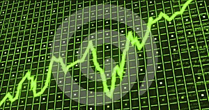 Image of slumpflation text over data processing