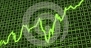 Image of slumpflation text over data processing