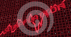 Image of slumpflation text over data processing