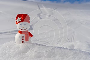 Image of a snowman. Handiwork