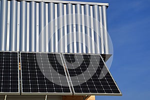 Olar battery on the wall