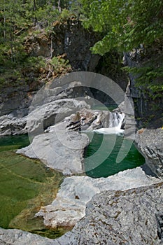 Image of the Sooke Potholes, BC, Canada