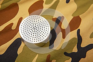 Image of sound speaker camouflage background