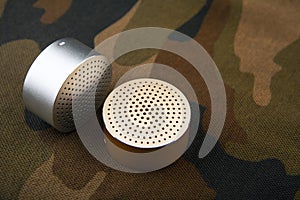 Image of sound speaker camouflage background