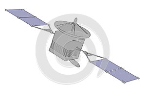 Image of space satelitte
