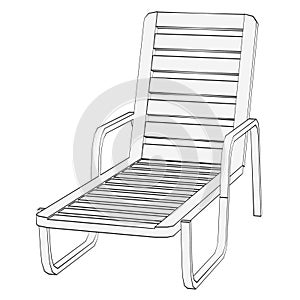 Image of sunbath seat