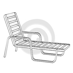 Image of sunbath seat