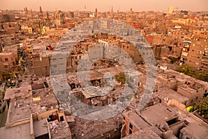 sunset scenery at Cairo Egypt