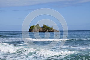 Image of surfing boards. Playa Cocles, Costa Rica.