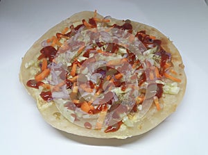 This is an image of tasty egg paratha .