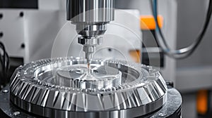 An image of a technician calibrating a CNC machine showcasing precision engineering while emphasizing the importance of