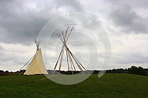 Replica of Tepee Used by Plains Indians photo