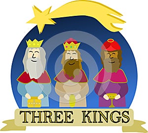 Image of Three Kings with gifts
