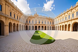 A tour of the palace complex in migr d made with Generative AI