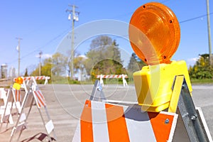 Traffic Barricade lamp