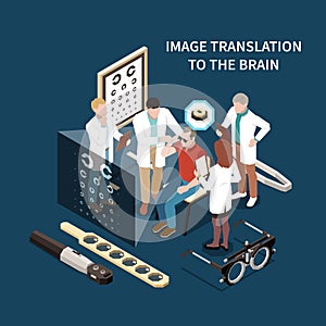 Image Translation To Brain Isometric Background