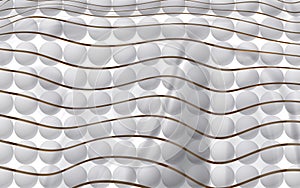 12 Image of transparent balls in soft light environmet with curve lines photo