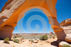 a rock pathway in New Mexico. photo